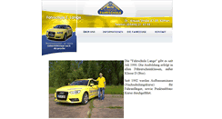 Desktop Screenshot of fahrschule-e-lange.de